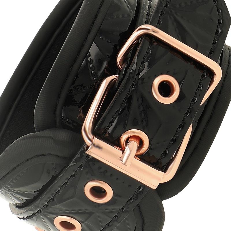 COQUETTE CHIC DESIRE - HANDSCHELLEN SCHWARZE EDITION MIT NEOPRENFUTTER
