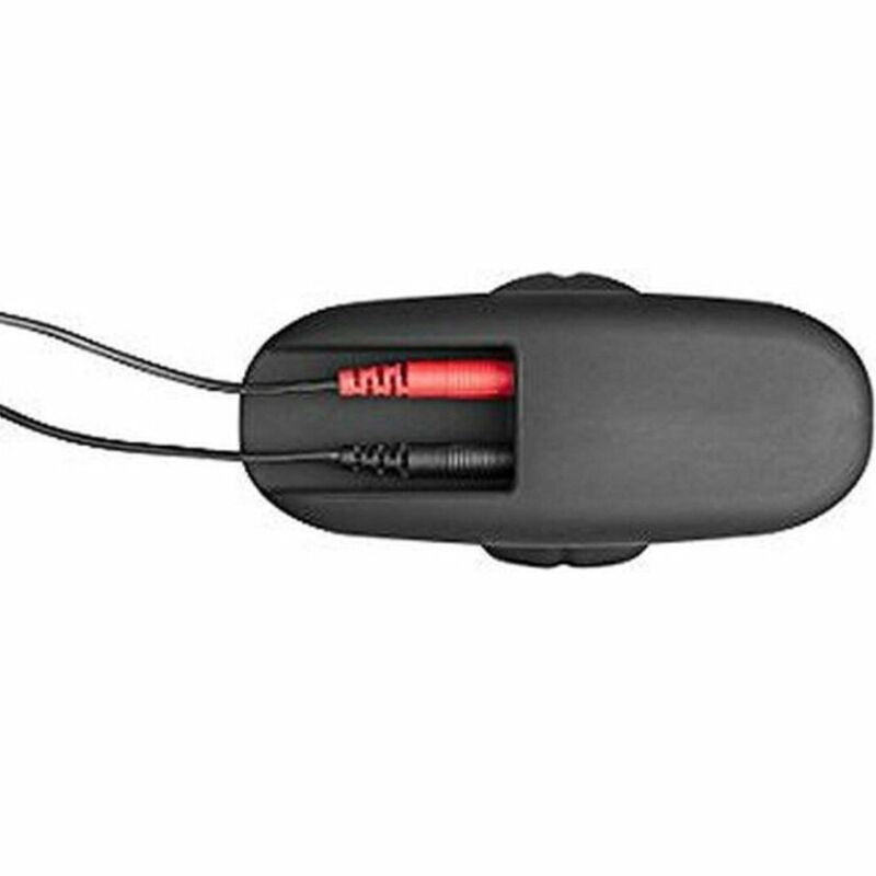 ELECTRASTIM - SILIKON SCHWARZER ANALPLUG ROCKER GROSS