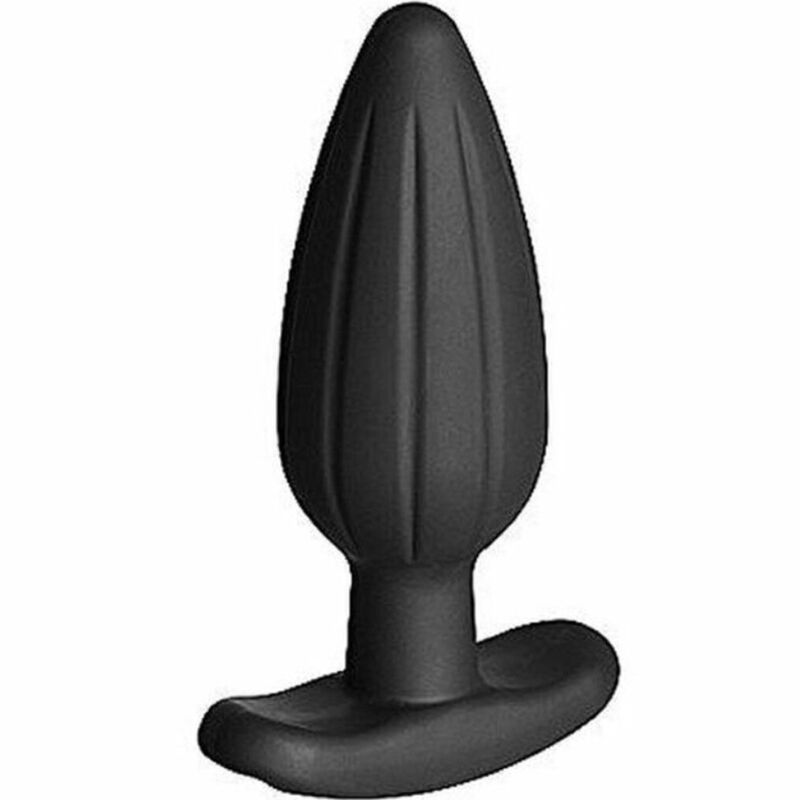 ELECTRASTIM - SILIKON SCHWARZER ANALPLUG ROCKER GROSS