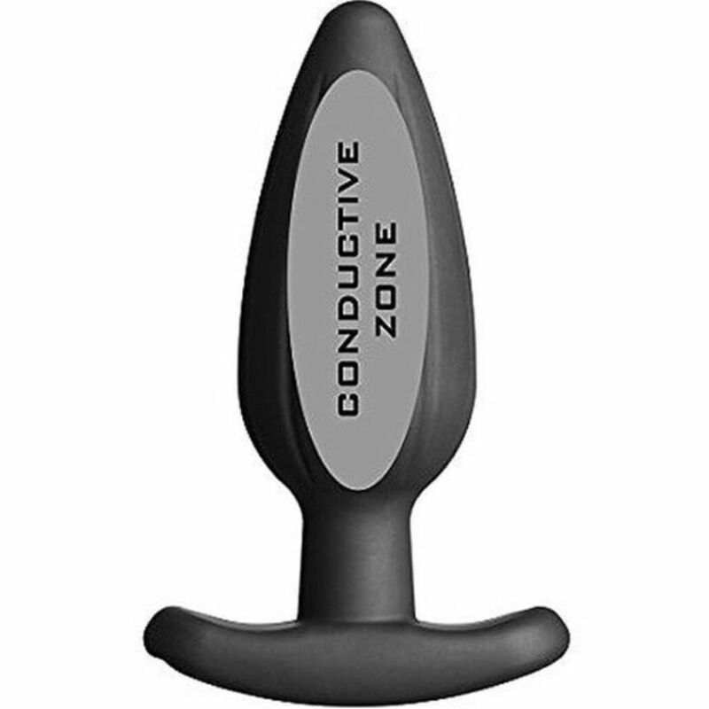 ELECTRASTIM - SILIKON SCHWARZER ANALPLUG ROCKER GROSS