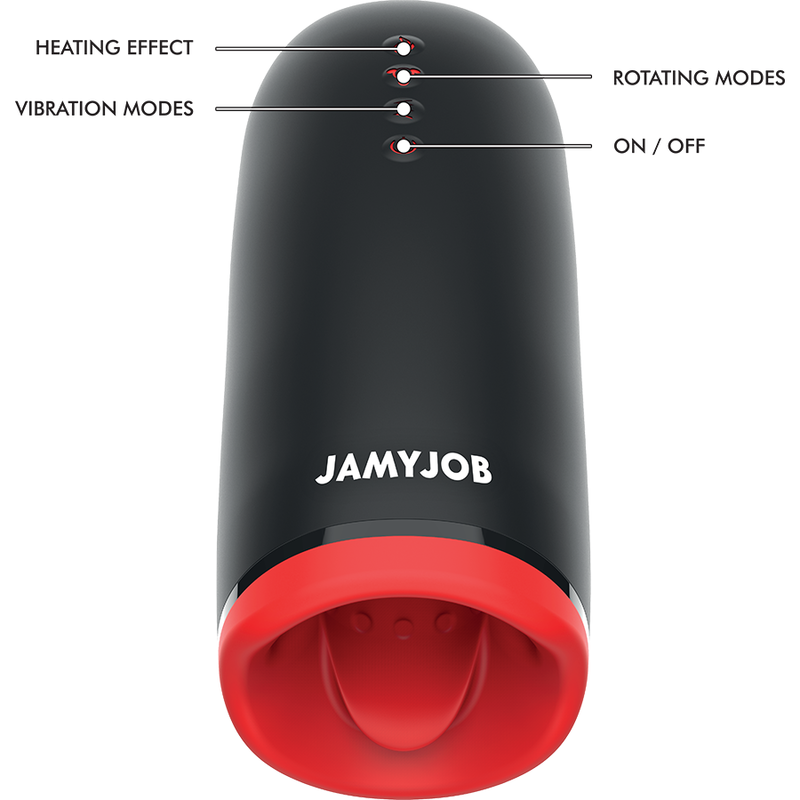JAMYJOB - HEIZBARER MASTURBATOR MIT SPIN-X-ROTATION