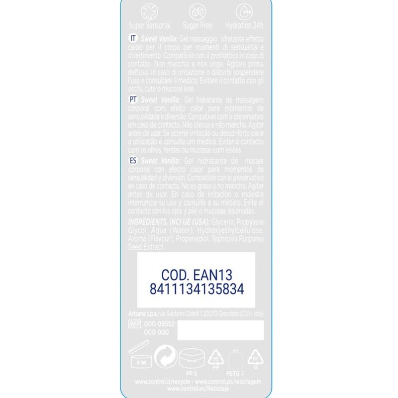 CONTROL - 2 IN 1 MASSAGE & GENUSS MADAGASKAR ZÄRTLICHKEIT 200 ML