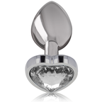 INTENSE - PLUG ANAL MÉTAL ALUMINIUM COEUR BLANC TAILLE L