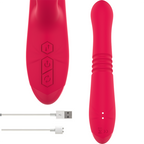 INTENSE - WIEDERAUFLADBARER MULTIFUNKTIONS-UP&DOWN-VIBRATOR DUA MIT ROTER ZUNGE