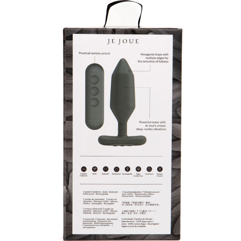 ICH SPIELE - ANALPLUG VIBRATOR ONYX SCHWARZ