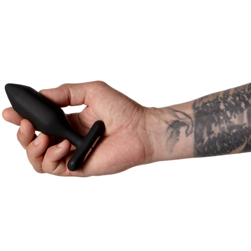 ICH SPIELE - ANALPLUG VIBRATOR ONYX SCHWARZ