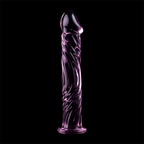 NEBULA SERIES BY IBIZA - MODÈLE 12 GODE EN VERRE BOROSILICATE CLAIR 17 CM -O- 3.5 CM