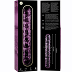 NEBULA SERIES BY IBIZA - MODÈLE 15 GODE EN VERRE BOROSILICATE CLAIR 18.5 CM -O- 3 CM
