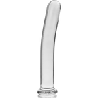 NEBULA SERIES BY IBIZA - MODÈLE 17 GODE EN VERRE BOROSILICATE CLAIR 18.5 CM -O- 3 CM