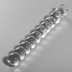 NEBULA SERIES BY IBIZA - MODÈLE 22 GODE EN VERRE BOROSILICATE CLAIR 21.5 CM -O- 2.5 CM
