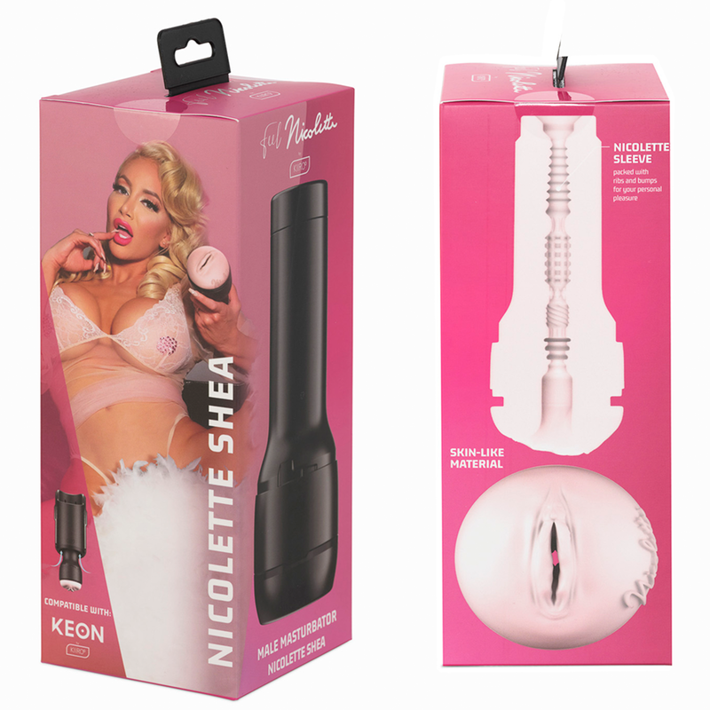 KIIROO - KEON + FEEL NICOLETTE SHEA STROKER + GLEITMITTEL AUF WASSERBASIS 50 ML