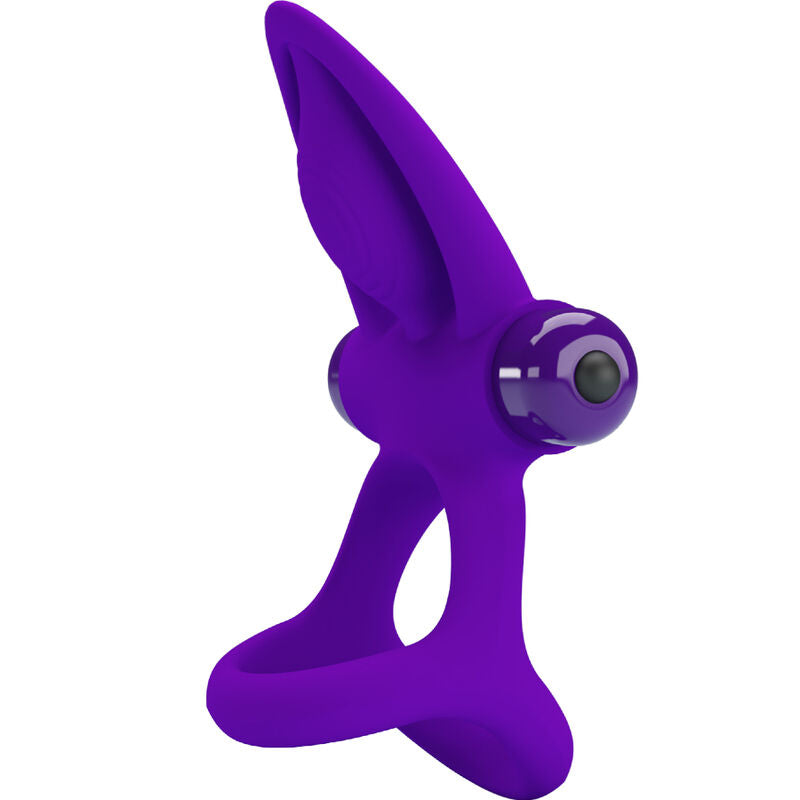 PRETTY LOVE - VIBRATIONS-PENISRING 10 VIBRATIONEN SILIKON VIOLETT
