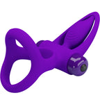 PRETTY LOVE - VIBRATIONS-PENISRING 10 VIBRATIONEN SILIKON VIOLETT