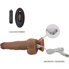 PRETTY LOVE - SILIKON-PENIS JONATHAN 3 VIBRATIONSMODI + 3 EINFÜHRTIEFEN FERNBEDIENUNG 21 CM