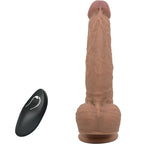 PRETTY LOVE - SILIKON-PENIS JONATHAN 3 VIBRATIONSMODI + 3 EINFÜHRTIEFEN FERNBEDIENUNG 21 CM
