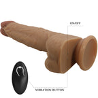 PRETTY LOVE - SILIKON-PENIS JONATHAN 3 VIBRATIONSMODI + 3 EINFÜHRTIEFEN FERNBEDIENUNG 21 CM