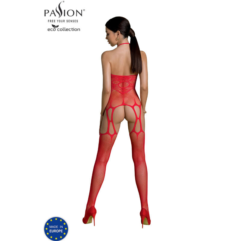 PASSION - BODYSTOCKING ECO COLLECTION ECO BS002 SCHWARZ