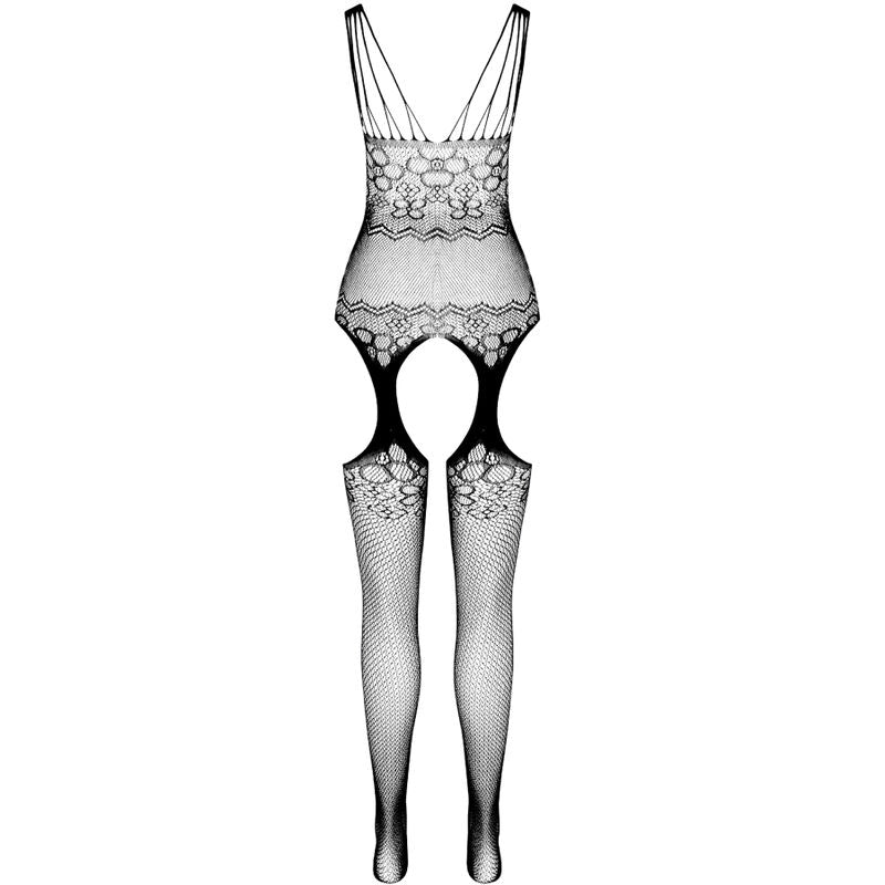 PASSION - BODYSTOCKING ECO COLLECTION ECO BS004 SCHWARZ