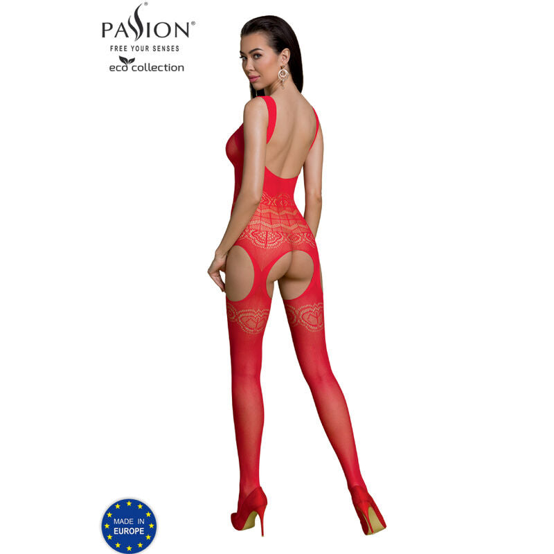 PASSION - BODYSTOCKING ECO COLLECTION ECO BS005 SCHWARZ