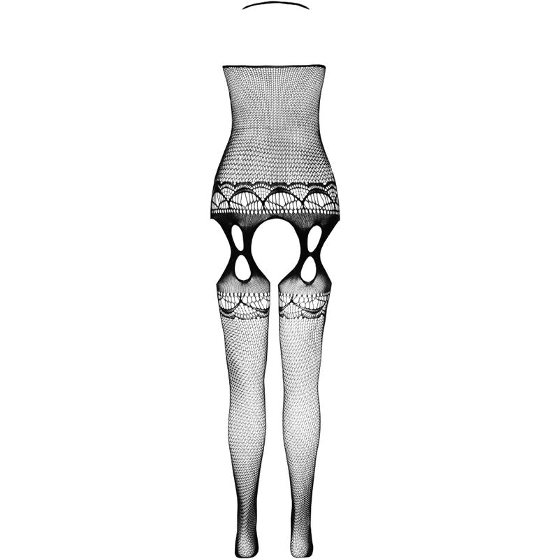 PASSION - BODYSTOCKING ECO COLLECTION ECO BS006 SCHWARZ