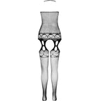 PASSION - BODYSTOCKING ECO COLLECTION ECO BS006 SCHWARZ