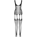 PASSION - BODYSTOCKING ECO COLLECTION ECO BS007 SCHWARZ