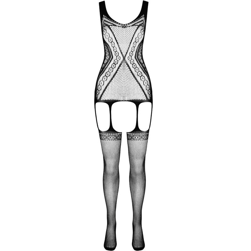 PASSION - BODYSTOCKING ECO COLLECTION ECO BS007 SCHWARZ