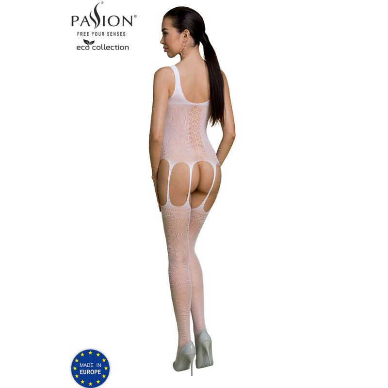 PASSION - BODYSTOCKING ECO COLLECTION ECO BS007 SCHWARZ