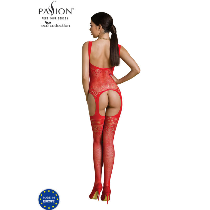 PASSION - BODYSTOCKING ECO COLLECTION ECO BS008 SCHWARZ