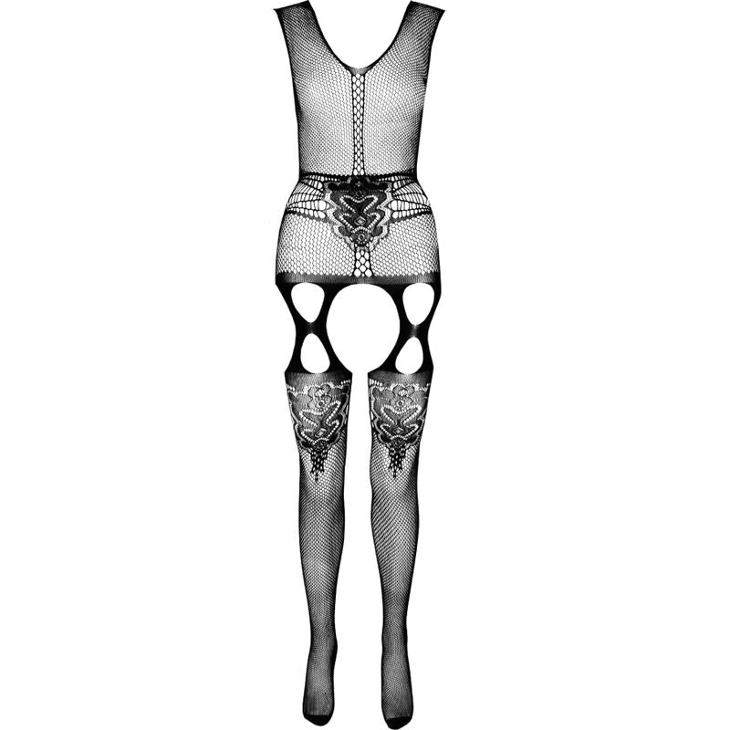 PASSION - BODYSTOCKING ECO COLLECTION ECO BS014 SCHWARZ