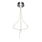 SCHMUCK – METALLISCHES VERLANGEN HALSKETTE SCHWARZ METALLISIERT