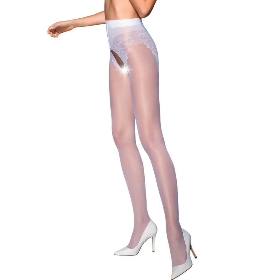 LEIDENSCHAFT - TIOPEN 006 STRUMPFHOSE WEISS 1/2 30 DEN