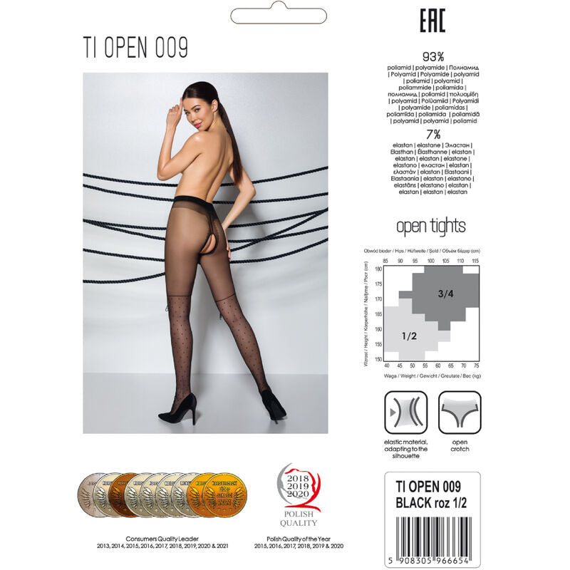 PASSION - TIOPEN 009 STRUMPFHOSE SCHWARZ 1/2 20 DEN