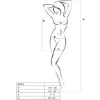 PASSION - BS096 BODYSTOCKING SCHWARZ EINHEITSGRÖSSE