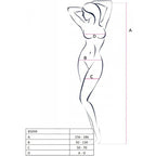 PASSION - BS098 BODYSTOCKING SCHWARZ EINHEITSGRÖSSE