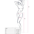 LEIDENSCHAFT - SCHWARZE STRUMPFHOSE MIT STRUMPFHALTER S027 EINHEITSGRÖSSE