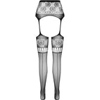 LEIDENSCHAFT - S030 STRUMPFHOSE MIT SCHWARZEM STRUMPFBAND EINHEITSGRÖSSE