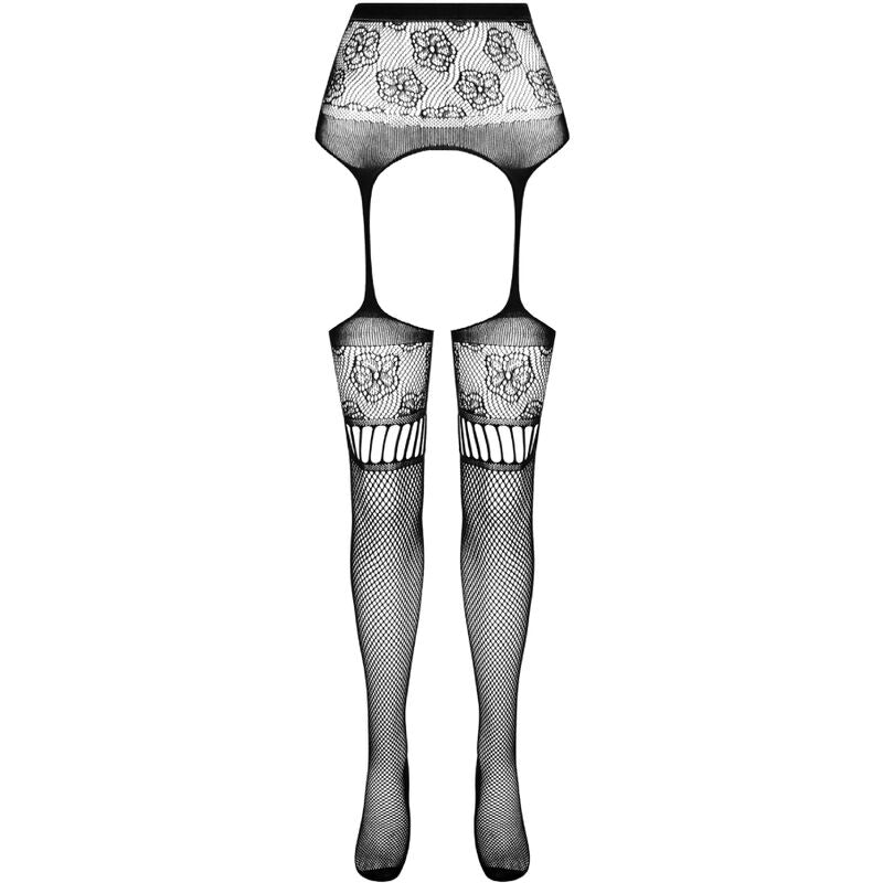 LEIDENSCHAFT - S030 STRUMPFHOSE MIT SCHWARZEM STRUMPFBAND EINHEITSGRÖSSE