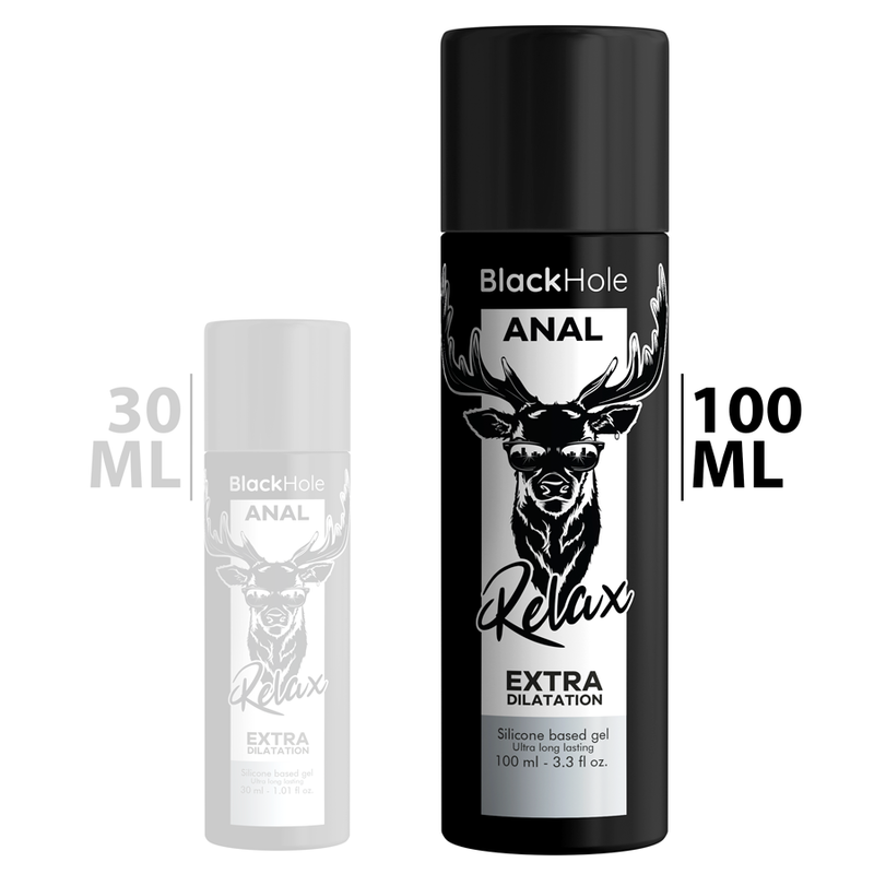 BLACK HOLE - GEL SCHWARZES LOCH AUF SILIKONBASIS ANALE DILATATION 100 ML