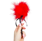SECRETPLAY - DUSTER DE MARABOU ROUGE