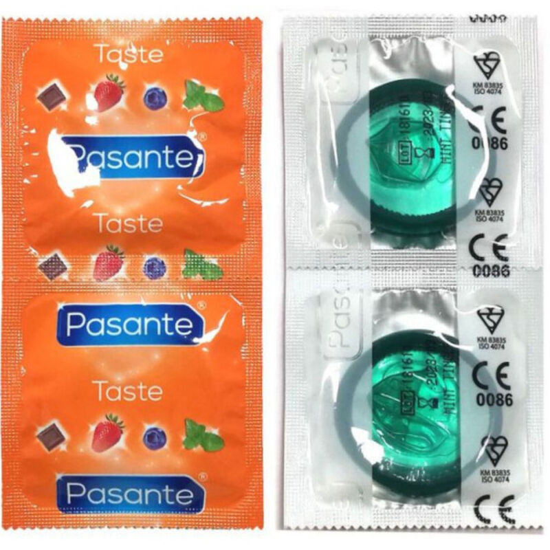 PASANTE - KONDOME MIT MINZGESCHMACK BEUTEL 144 STÜCK