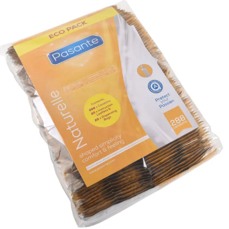 PASANTE - KONDOME ECO PACK NATÜRLICH BEUTEL 288 STÜCK