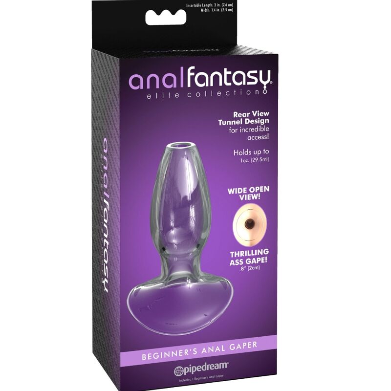 ANAL FANTASY ELITE COLLECTION - ANALDEHNER GAPER FÜR ANFÄNGER KRISTALL GRÖSSE S
