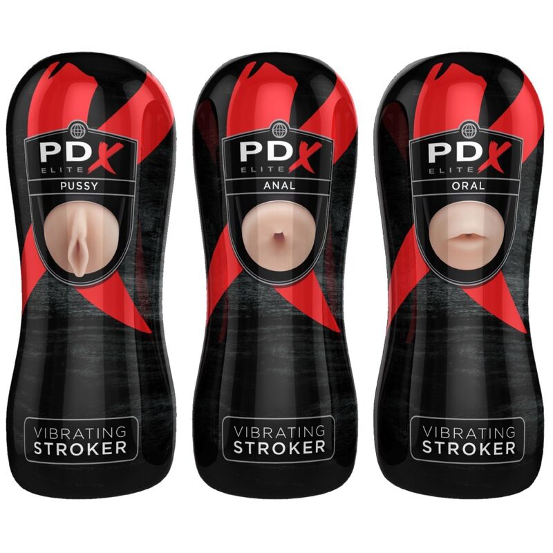 PDX ELITE - RUNNERS SET 12-teilig: 6X VAGINA, 3X ANUS, 3X MUND