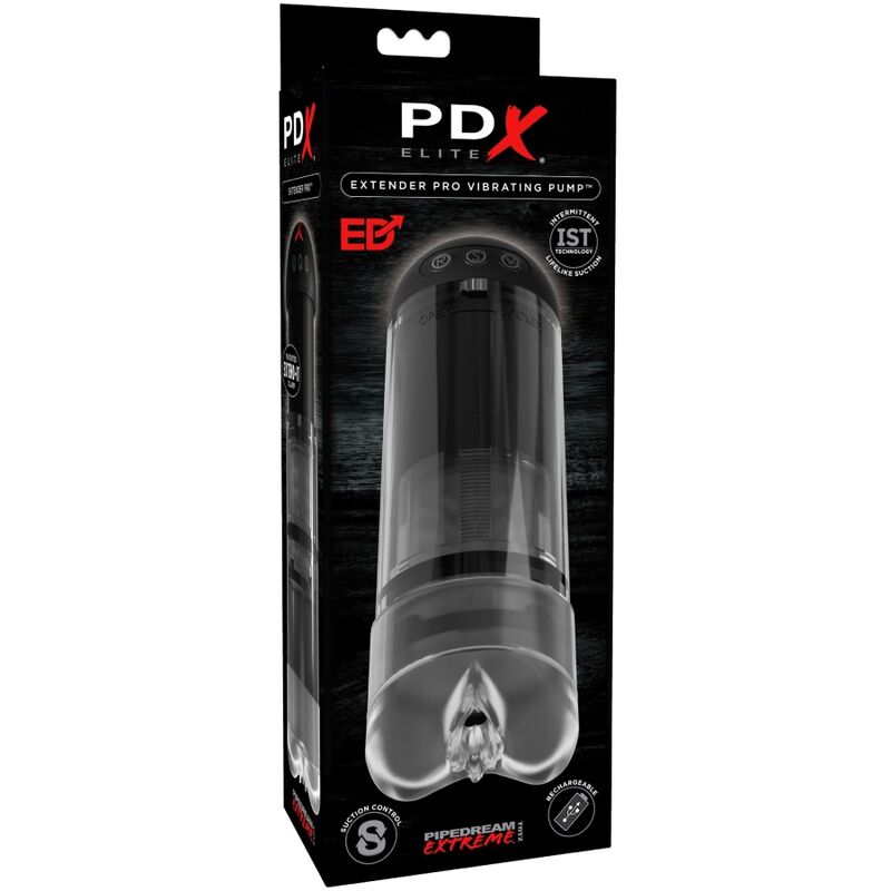 PDX ELITE - VIBRATOR STROKER EXTENDER PRO