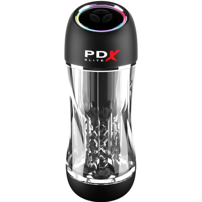 PDX ELITE - TRANSPARENTER STROKER VIEWTUBE PRO VIBRATOR