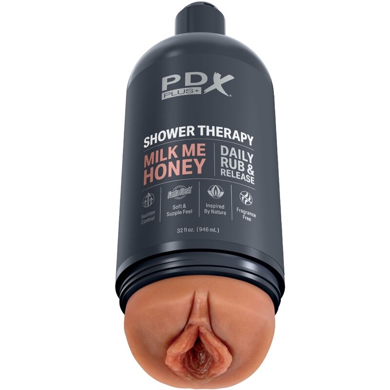 PDX PLUS - STROKER-MASTURBATOR DISKRETES FLASCHENDESIGN MILK ME HONEY CANDY SHAMPOO