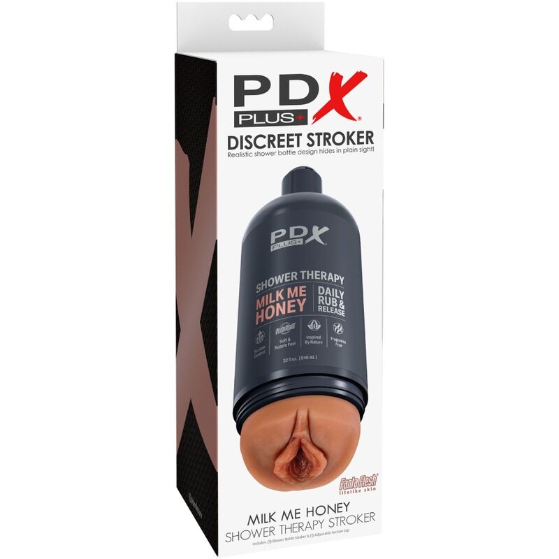 PDX PLUS - STROKER-MASTURBATOR DISKRETES FLASCHENDESIGN MILK ME HONEY CANDY SHAMPOO