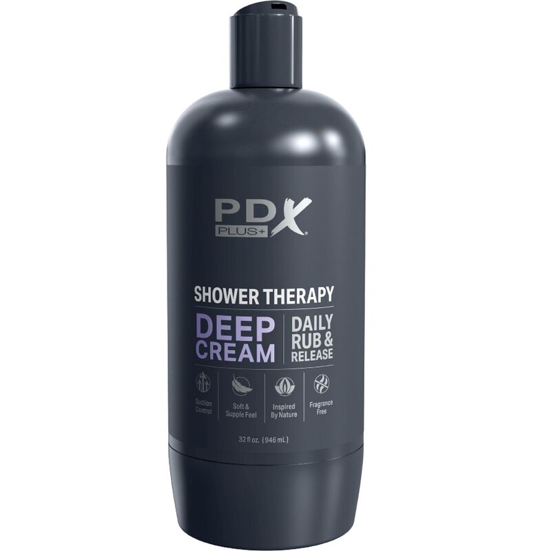 PDX PLUS - DISKRÈTER STROKER MASTURBATOR DEEP CREAM SHAMPOO-FLASCHEN-DESIGN