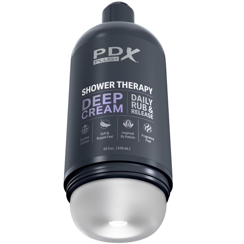 PDX PLUS - DISKRÈTER STROKER MASTURBATOR DEEP CREAM SHAMPOO-FLASCHEN-DESIGN